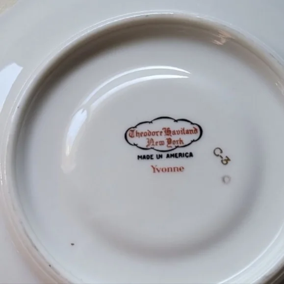 2 Vintage Theodore Haviland Limoges - Picture 3 of 4